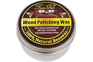 TooGet Wood Seasoning Cire d'abeille Polissage et Restauration de Meubles Cire d'abeille, Costume pour Bois et Meubles, Bambou, Surfaces en Bois, Polissage et Protection du Bois - 200g