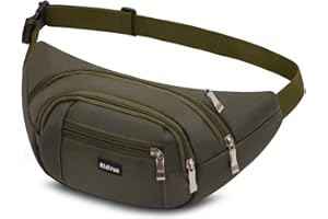 RIDIRUN Sac Banane Homme Femme Ville De Sécurité pour Voyage Ou Outdoor Sport Waist Pack Fanny Pack pour Vie Quotidienne Ou Randonnée