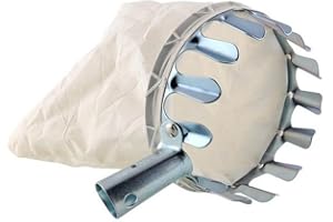 FENSIN Apfelpflücker,Obstpflücker,Obstpflücker mit stiel, apfelpflücker teleskop, Erntehelfer Obstsammler Zubehör für Alu-Teleskopstangen,Ideal für Äpfel und Birnen, ohne teleskopstiel (A)