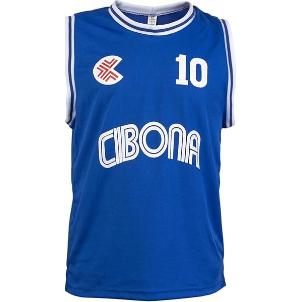 Maillot Croate Sans Manches Maillot Basketball Rétro Toni Kukoc KK Split - Coupe Ample, édition Limitée Maillot Croate Collection