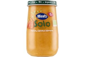 Hero Solo Omogeneizzati, Salmone e Verdurine, 190 g