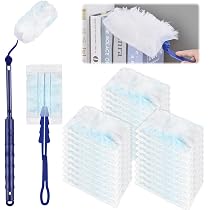 4 Recharges Microfibre Pour Plumeau Swiffer - Compatibles, Lavables, Format 360°
