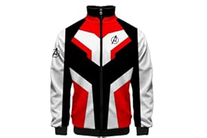 HUASON Avengers Endgame Film Superhero Impresión 3D Sudadera con Capucha Quantum Hoodie