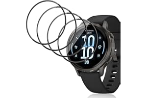 Yenwen Folia ochronna kompatybilna z Garmin Venu 4 41 mm, 4 sztuki bez pęcherzyków powietrza, odporna na zarysowania folia ochronna na wyświetlacz, przezroczysta, HD miękka folia TPU