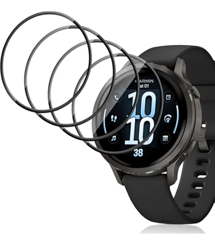 4 stuks beschermfolie voor Garmin Venu 4 41 mm, flexibele TPU-folie 4 stuks beschermfolie voor Garmin Venu 4 41 mm, flexibele TPU-folie