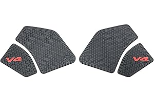 XZSQMJDF Tankpad Motorrad Motorrad 3D Gel Aufkleber Tankpad Tankschutz Aufkleber Fishbone Decals FÜR DU-Cati Streetfighter Panigale V4 S (Farbe : B)