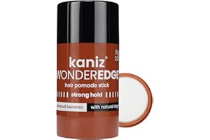 Kaniz Wonder Edge Pomade Stick hair Coconut Banana 70 g, White