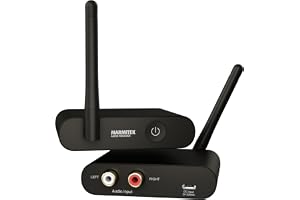 Marmitek WA300 - Trådlös ljudöverföring sändare mottagare TV | TV-ljud trådlöst till stereo eller aktiva högtalare, digital 2