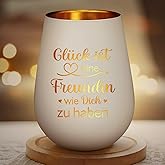 Geschenke für Freundin, Teelichthalter mit Gravur - Beste Freundin Geschenk, Geschenk Freundin Geburtstag, Beste Freundin Fre