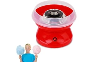 BORDEAG Máquina De Algodón De Azúcar,450 W Maquina Algodon Azucar,Retro Cotton Candy Machine,Máquina De Algodón De Caramelo para Fiestas,Adultos,Fácil De Limpiar,Varias Fiestas
