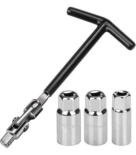 Chiave A Tubo Per Candele 21mm Con Barra Metallica - Strumento Estrazione Candele Auto A Forma Di T