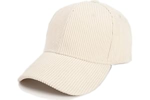 DSQSASAHIP JOYISURE Baseball Cap Unisex Einfarbige Cord Baseballmütze Sommer Beiläufiger Schirmmütze Einstellbar Atmungsaktiv Baseballkappe UV-Schutz Kappe für Draussen,Sport, Reisen,Beige, Einheitsgröße