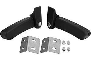 YMIKO Reposabrazos de Pasajero de Motocicleta de 2 uds para Yam-aha, Kit de apoyabrazos de Asiento Trasero para Caja Superior Plegable Trasera de Pasajero de Motocicleta