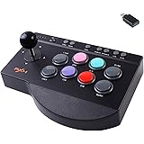 PXN 0082 USB Arcade Fighting Stick Street Fighter Arcade di Gioco Joystick Controller con Funzioni Turbo e Macro per PS3, PS4