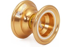 Auténtico MAGICYOYO N6 Magistrado Yoresponsable Yo-Yos Pro Yoyós Metal Yo Yo con guantera 5 Cuerdas para 8+ Niñas Niños Regalo Dorado
