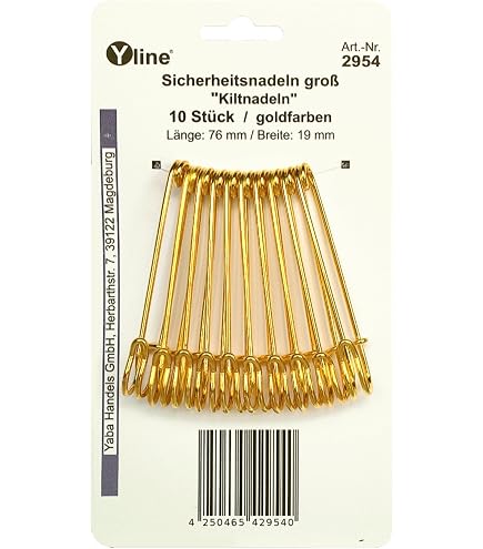 1000 Spille Da Balia In Ottone Antico, Lega Antiruggine, Multiuso Per Cucito, Artigianato E Decorazioni, 22 Mm