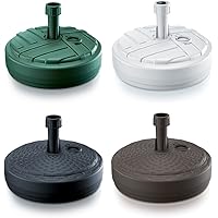 Sonnenschirmständer Schirmständer Ständer Schirmhalter Rund Rattanoptik oder Board Design 10 L 4 Farben wählbar von rg…