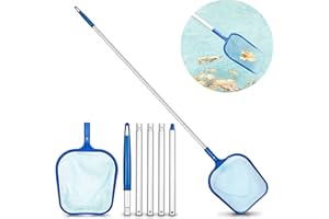 tarumedo Pool Kescher,Pool Kescher Bodenkescher Pool Zubehör Reinigungsset Poolkescher zur Reinigungsset Skimmer Net für Reinigung von Schwimmbad Whirlpool