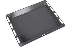 sparefixd Cooker Enamel Baking Tray Pan for Bosch Built in Oven