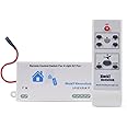 Blackt Electrotech BT16N Updated Remote Control Switch for Lights & Fan | 4 Lights + 1 Fan | Dimmer with Speed Display | White