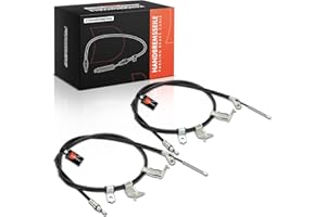 Frankberg 2x Câbles de Frein à main Arrière Compatible avec Qashqai +2 I J10 JJ10E NJ10 1.5L-2.0L 2007-2013 Qashqai +2 I Van J10 JJ10E 1.6L 2.0L 2013-2014 Remplacer# 36530JD00A