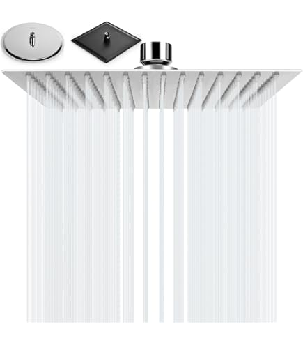 VALAZ Shower Head 20 Cm Stainless Steel SUS304 Round - View #7