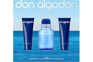 DON ALGODON Set Tripack Hombre EDT 100 ml + After Shave 75 ml + Gel Ducha 75 ml Don Algodón