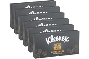 EMBO Extra Large Facial Tissue for Men Mensize 2ply 90 Sheets, Pack of 6