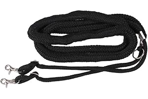 netproshop Pferd Longierzubehör, Longierhilfe, Schwarz, Mini Shetty/Shetty - Cob, Groesse:Pony