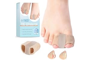 DIVIDERMY 1 Pezzi Alluce Valgo Correttore, Separatore Dita Piede, Tutore Alluce Valgo, Distanziatore Dita Piedi, Divaricatore Ditapiedi