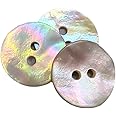 Botiboton SL Natural Shell Buttons - AKOYA - Sewing Accessory - Made and Shipped from Spain - Multiple sizes - Shipped from SPAIN (15 mm)