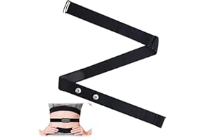 Annlpoy Fascia elastica regolabile per cardiofrequenzimetro (70 cm a 105 cm) compatibile con per Wahoo Polar H10 H9 Coospo Magene LIVLOV, ideale per Corsa Ciclismo