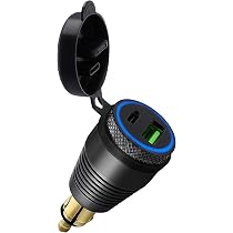 Adaptateur USB-C Vers Allume-cigare 36W PD3.0 - Double Prise USB-C Mâle Vers 12V/3A Femelle Pour Caméra De Tableau De Bord, Radar, GPS, Etc.