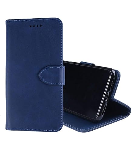 Cover EbestStar Per ASUS Zenfone Max M1 ZB555KL: Custodia In Similpelle Nera + Vetro Temperato 9H Inclusi
