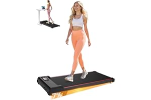 DSKEUZEEW Cinta de Correr y Andar 3 en 1 con Inclinación 7% – Caminadora Eléctrica Silenciosa, 8 km/h, Motor 2,5 CV, Sistema de Amortiguación, Pantalla LCD, 130 kg Máx – Uso en Casa y Oficina