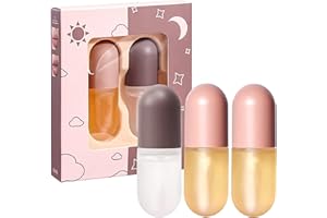 LOPKJ 3 Pcs Labios Volumen Realzador De Labios Natural Gloss Voluminizador De Labios Lip Plumper Aumento De Labios Potenciador Volumen Suero Natural Para El Cuidado De Los Labios y Realzador De Labios