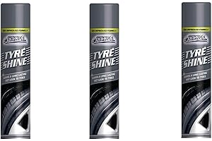 Swan household ® - Pack of 3 Car-Peide Tyre Shine - Leaves a long-lasting wet-look finish - 300ml each