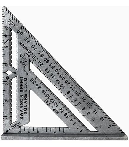 SWANSON EU202 Metrische Speed Square W/BL 25 cm