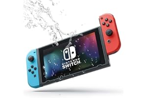HQ-CLOUD Lot de 2 Verre Trempé Pour Nintendo Switch .Film de Protection d'écran Transparent - Anti Rayures - Ultra Résistant Dureté 9H