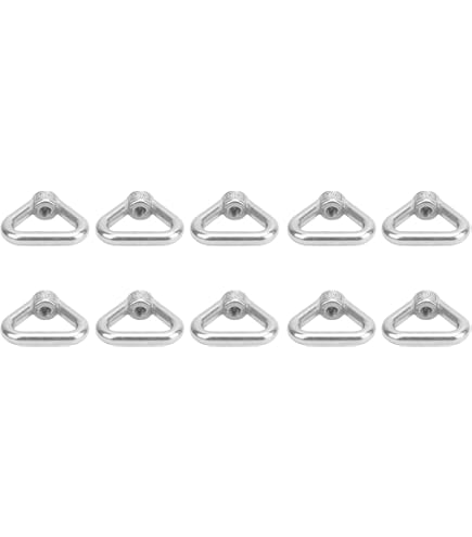 4 Edelstahl Ringmuttern Zurrösen - Robust & Korrosionsbeständig Für Auto & Mehr