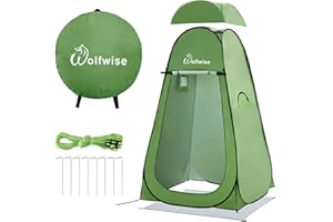 WolfWise Tenda Istantanea Pop-Up Privato Portabile per Campeggio Spiaggia Bagno Spogliatoio Doccia Riparo