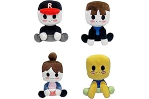 DODOKIKING Blox Buddy Lot de 4 figurines douces inspirées des jeux à collectionner Kawaii pour enfants et joueurs 25 cm