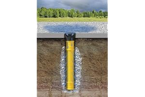 Tuyau de drainage pour eau de pluie Ø 110 DN 100 - Tonne de drainage - Tuyau de drainage de jardin - Vidange - Grille de drainage