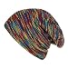 Produktbild tohole Damen Männer und Frauen Streifen plus Samt Mützen Wollmütze Outdoor-Freizeit-Strickmütze Warme Feinstrick Beanie Mütze mit Flecht Muster und Sehr Weichem Fleece Innenfutter,