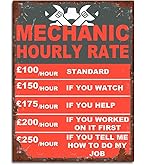 Metalen wandbord Ford V8 - Truck Garage