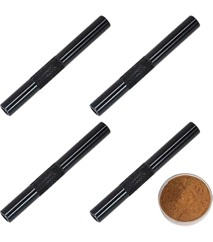4 Stück Wiederverwendbare Metall-Strohhalme – 7 Cm, Aluminium (2 Schwarz, 2 Silber) – Für Cocktails & Unterwegs