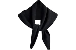 1 st stickad triangelhalsduk för kvinnor, pashminasjal wraps, varm höst damer flickor halsduk sjal halsskydd mjuk mysig vinte