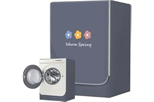 TEL CHARME * Waschmaschine Abdeckung Wasserdicht Waschmaschinenabdeckung 85cm * 60cm * 60cm, Wasserdichter Sonnenschutz Waschmaschine Verkleidung, Frontlader Waschmaschine Abdeckung Wasserdicht