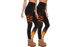 SIMIYA Thermal Leggings Womens High Waisted Long Johns for Ladies Winter Thermal Bottoms Pants for Walking Skiing and Daily Wear