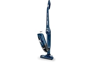 Bosch BCHF216GB Serie 2 Readyy'y ProClean Cordless Stick Vacuum Cleaner with 2in1 Handheld/Stick Design, 16V Battery, 40 Minutes Run Time, Night Blue